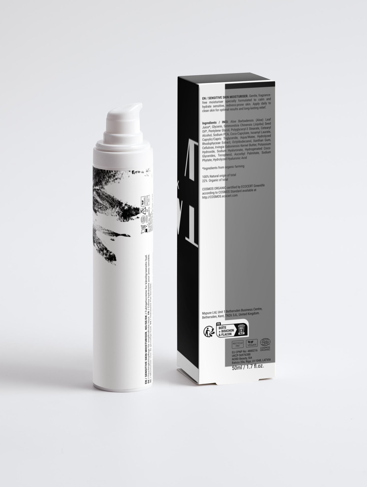 Sensitive Skin Moisturiser, Fragrance Free